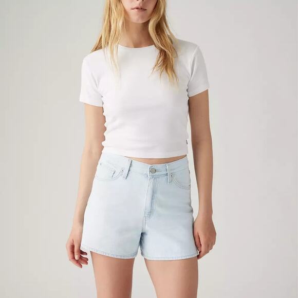 Levi's Pants - Levis 80s Mom Womens Shorts Light Wash - 25